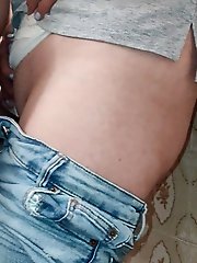 MILF creampie in the hotel Bathroom