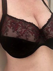 Busty MILF VIcky Vette in Kneehigh Socks Plays With Herself!