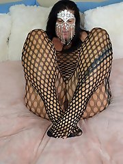 Mature girlfriend is touching herself