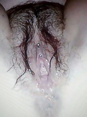 My filled with cream vagina