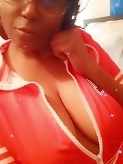 Lisa, the hot milf, wears a blue dress and performs at the club.