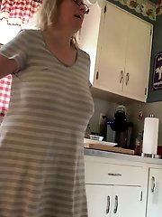 Aged lasses are posing seminaked